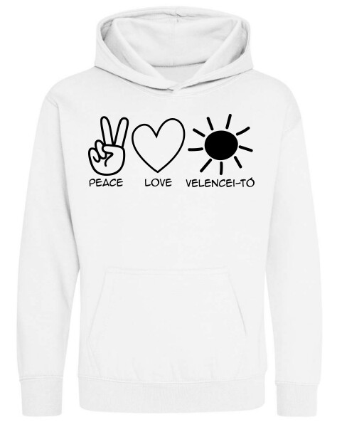 Kapucnis belebújós gyerek pulóver