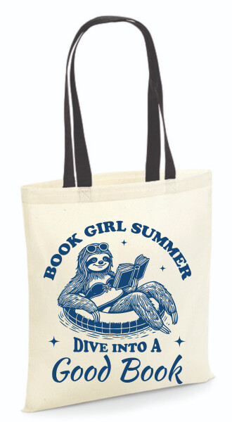 Vászontáska - színes fülű 