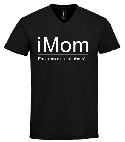 Unisex V nyakú póló