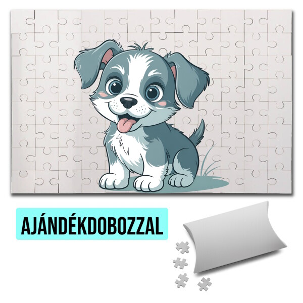 Puzzle - kirakó ajándékdobozzal
