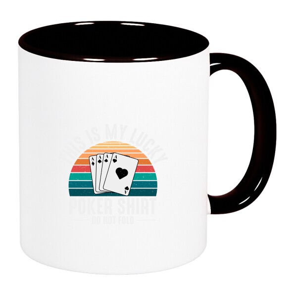 Színes fülű és belsejű bögre