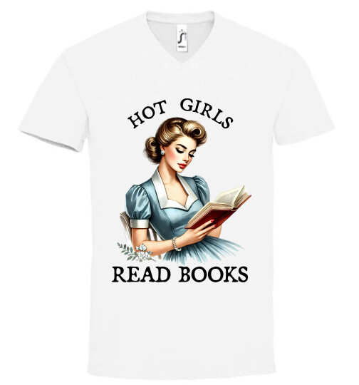 Unisex V nyakú póló