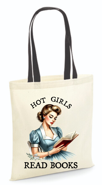 Vászontáska - színes fülű 