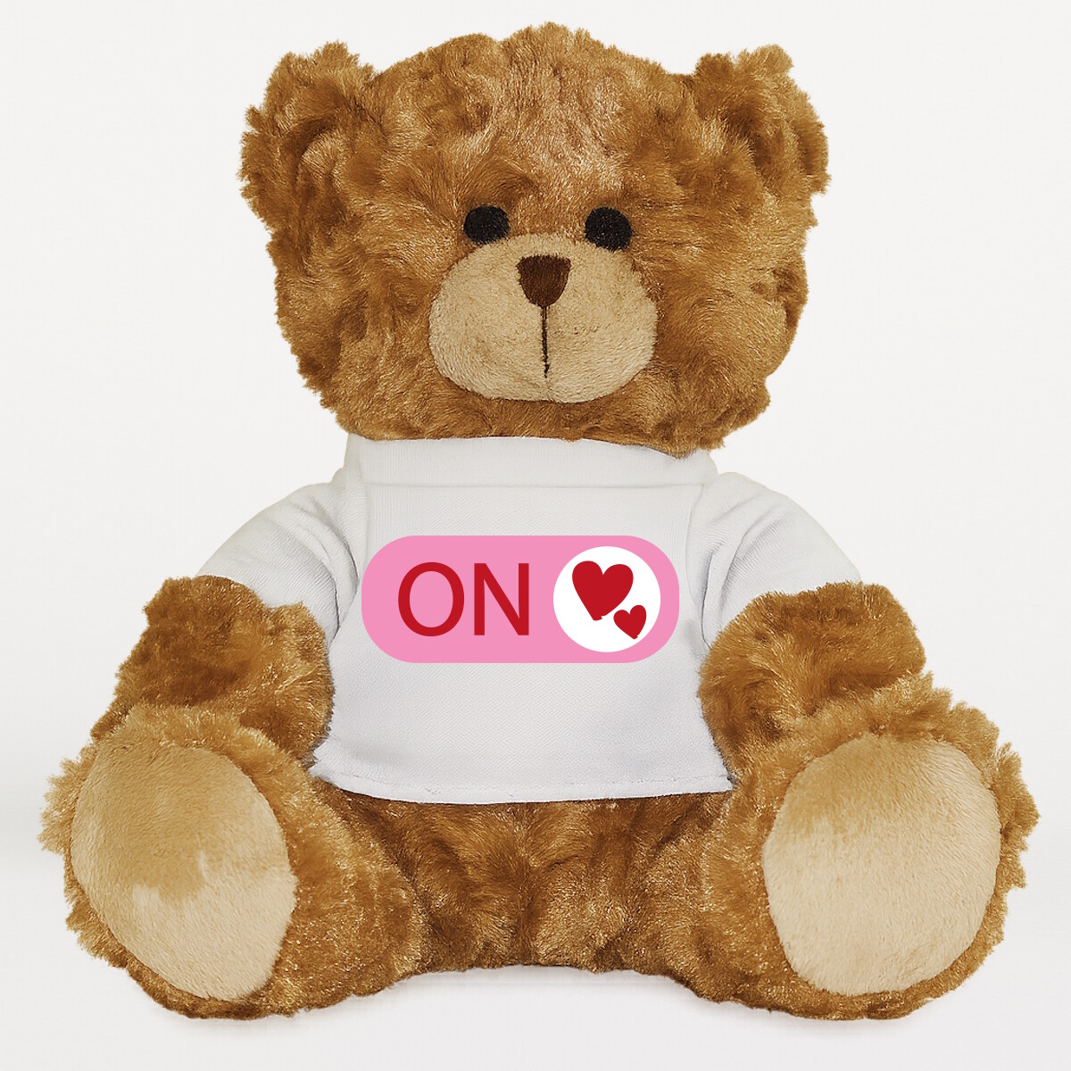 Plüssmaci egyedi pólóval