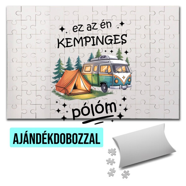 Puzzle - kirakó ajándékdobozzal