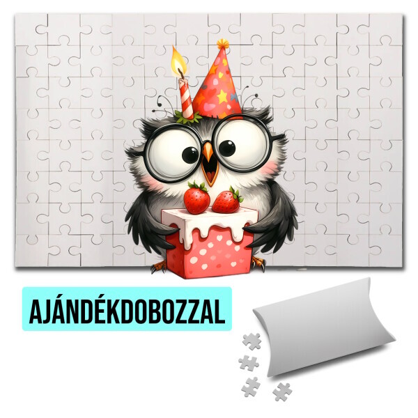 Puzzle - kirakó ajándékdobozzal