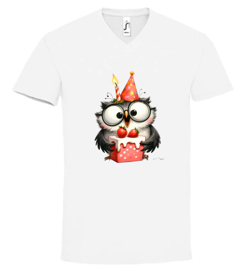 Unisex V nyakú póló