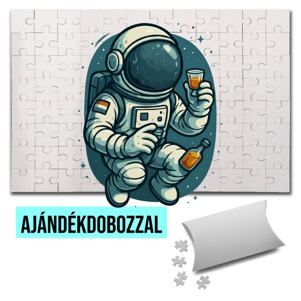 Puzzle - kirakó ajándékdobozzal