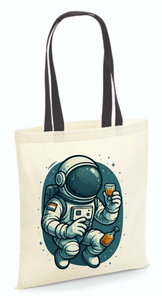 Vászontáska - színes fülű 