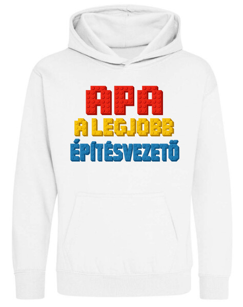 Kapucnis belebújós gyerek pulóver