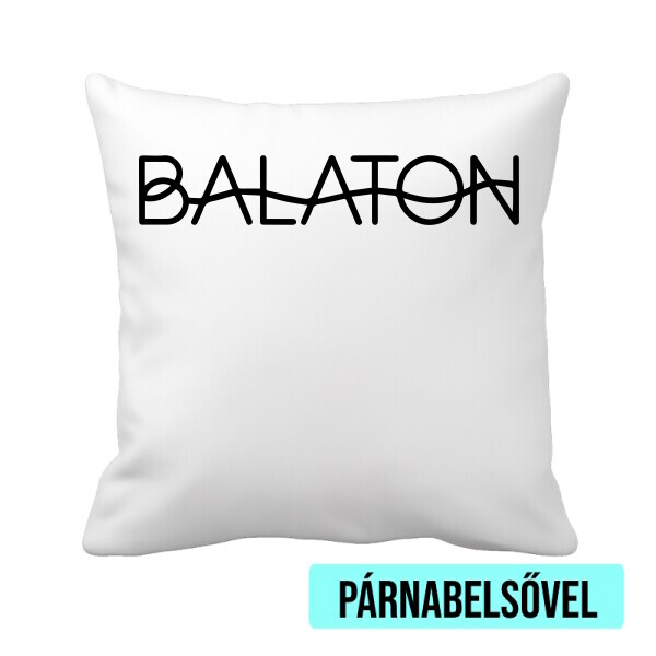 Párnahuzat béléssel