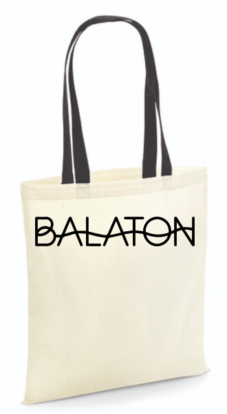 Vászontáska - színes fülű 