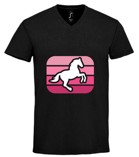 Unisex V nyakú póló