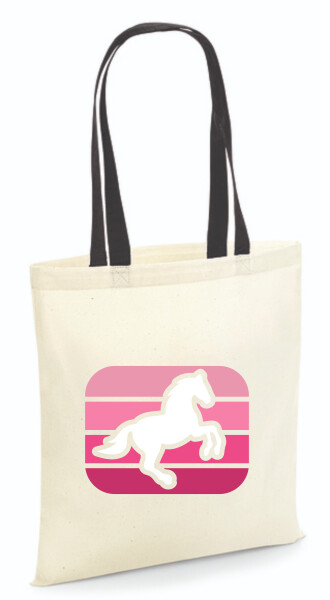 Vászontáska - színes fülű 