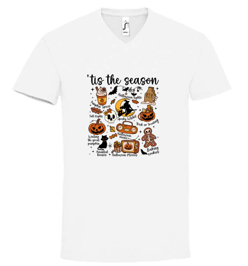 Unisex V nyakú póló