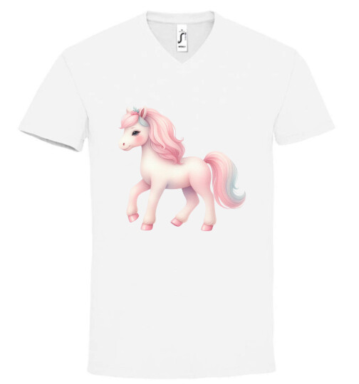 Unisex V nyakú póló