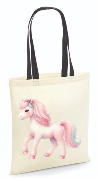 Vászontáska - színes fülű 