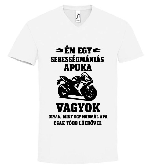 Unisex V nyakú póló