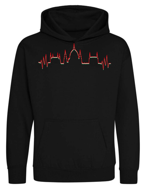 Kapucnis belebújós gyerek pulóver