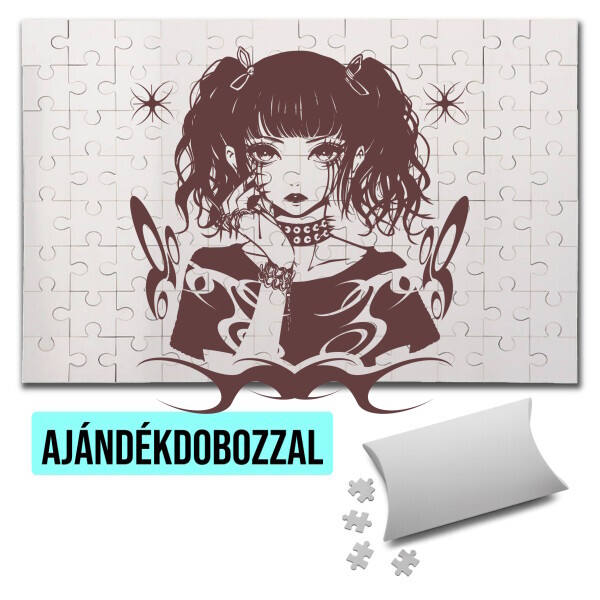 Puzzle - kirakó ajándékdobozzal