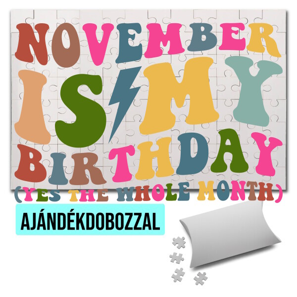 Puzzle - kirakó ajándékdobozzal