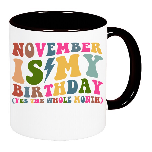 Színes fülű és belsejű bögre