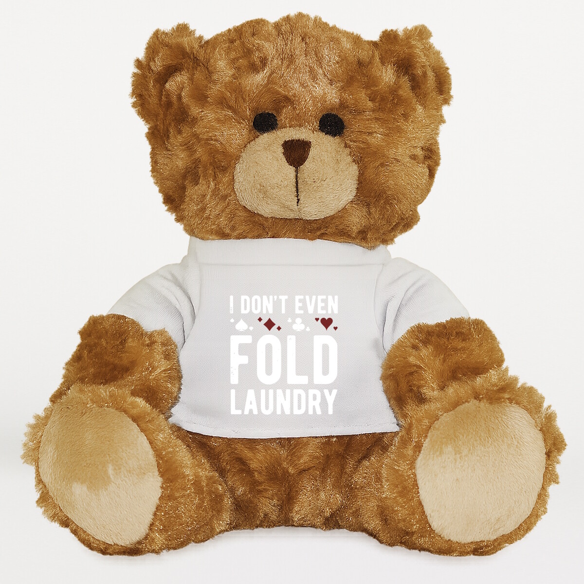 Plüssmaci egyedi pólóval