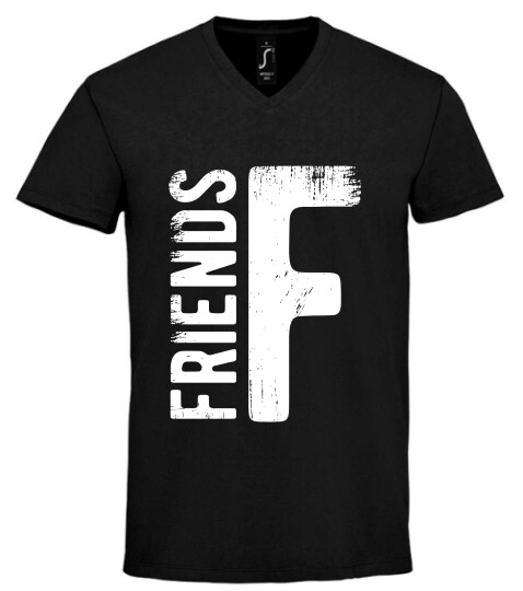 Unisex V nyakú póló