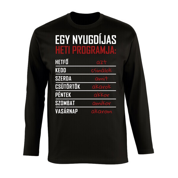 Hosszú ujjú póló