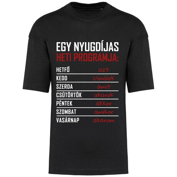 Prémium oversized unisex póló