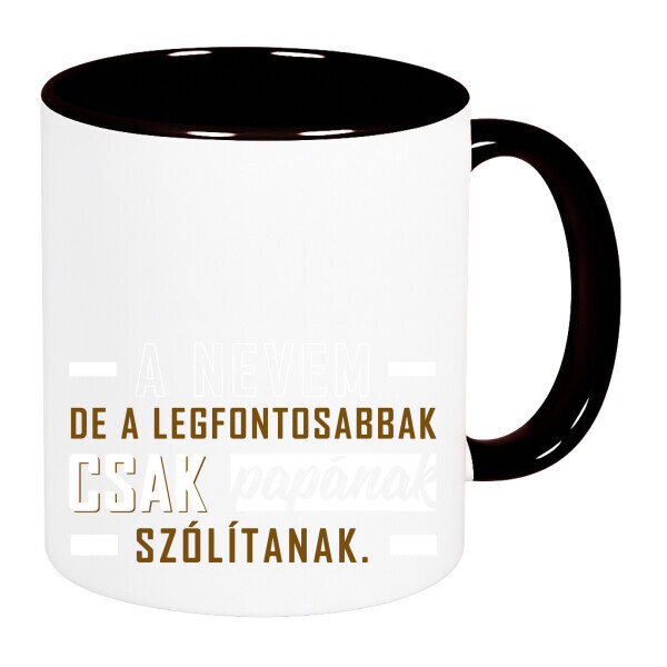 Színes fülű és belsejű bögre