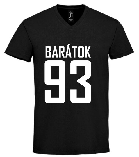 Unisex V nyakú póló