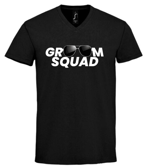 Unisex V nyakú póló