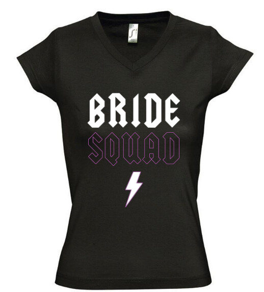 Női V nyakú póló