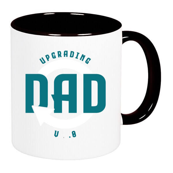 Színes fülű és belsejű bögre