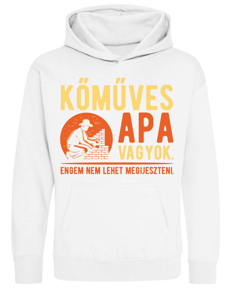 Kapucnis belebújós gyerek pulóver