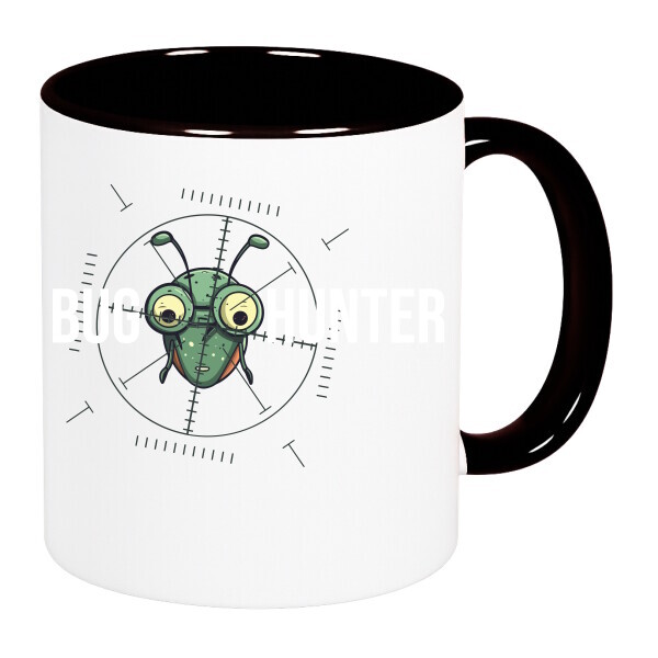 Színes fülű és belsejű bögre