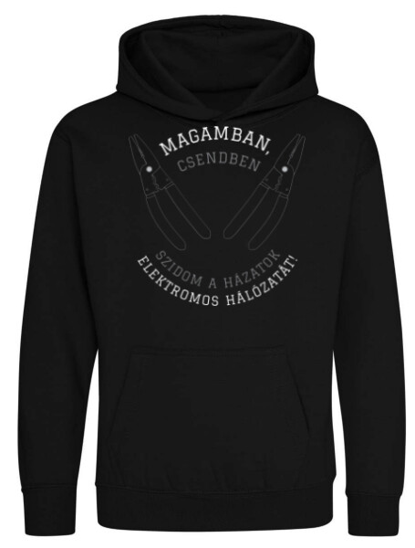 Kapucnis belebújós gyerek pulóver