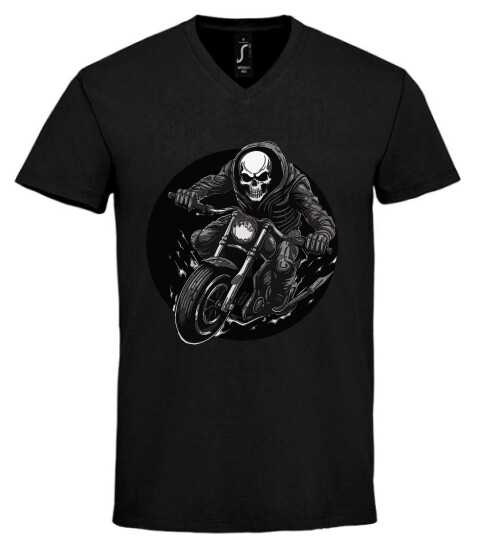 Unisex V nyakú póló