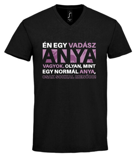 Unisex V nyakú póló