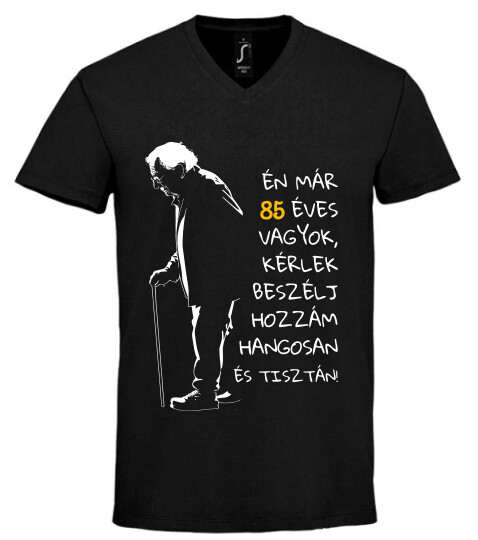 Unisex V nyakú póló