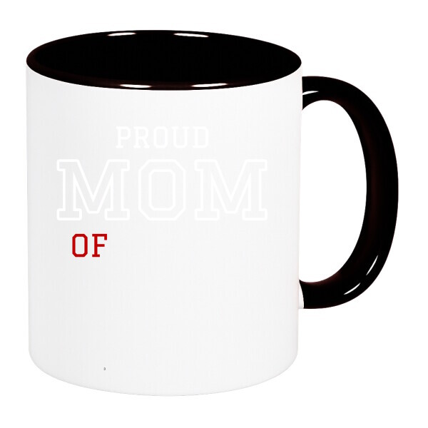 Színes fülű és belsejű bögre