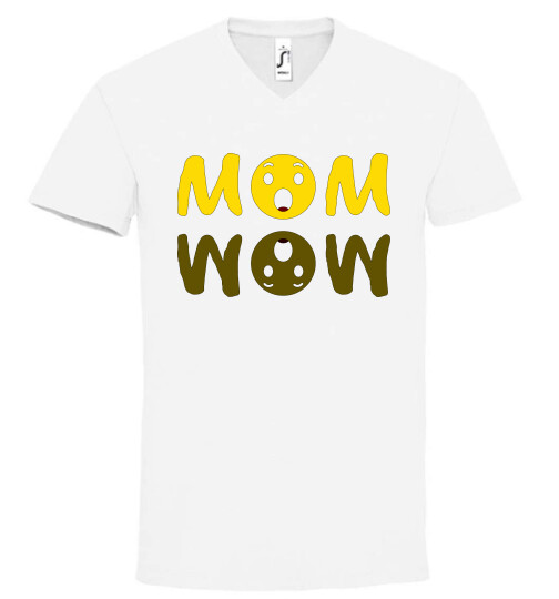 Unisex V nyakú póló