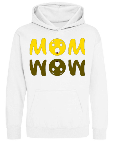 Kapucnis belebújós gyerek pulóver