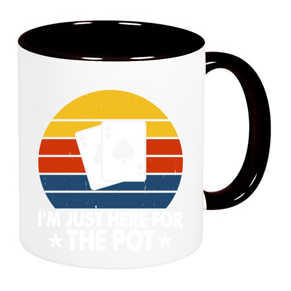 Színes fülű és belsejű bögre