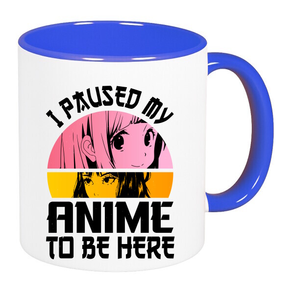 Színes fülű és belsejű bögre