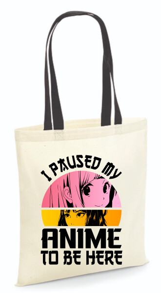 Vászontáska - színes fülű 