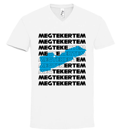 Unisex V nyakú póló