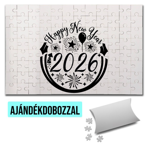 Puzzle - kirakó ajándékdobozzal