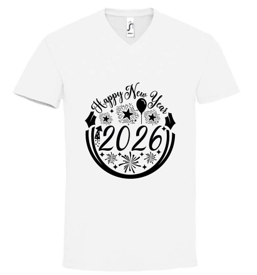 Unisex V nyakú póló